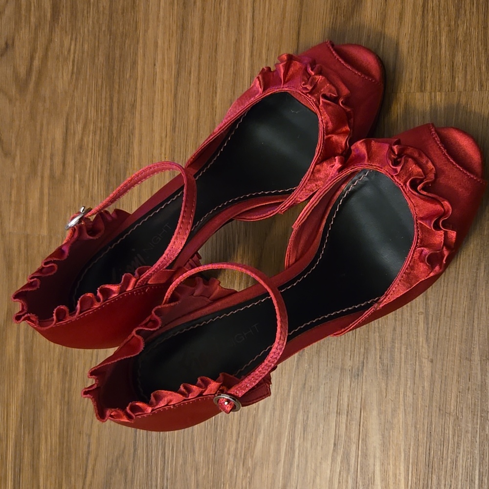 Pink Peep Toe Heels - Picture 14 of 16